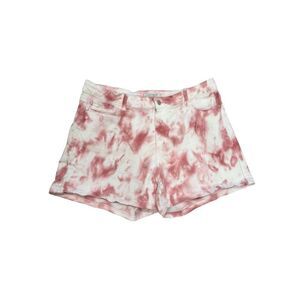 Judy Blue Pink White Tie Dye Shorts Size 1XL
